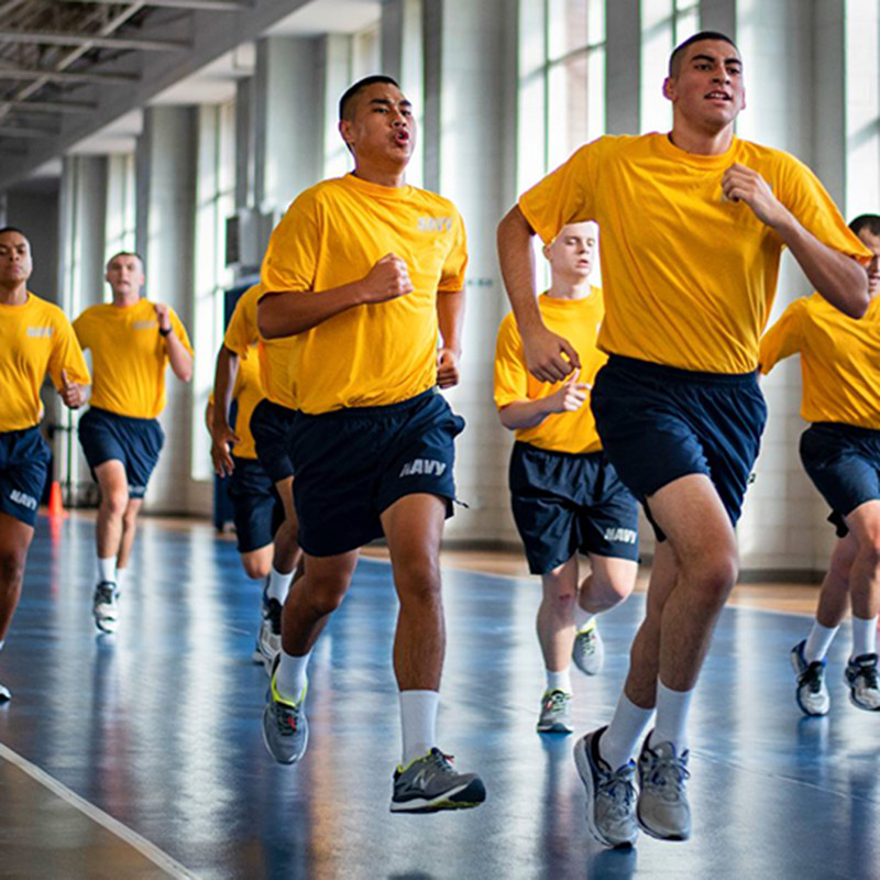 Wolves US Army Public Issue Military Version NAVY PT Physical Fitness Running Fitness Training T-Shi