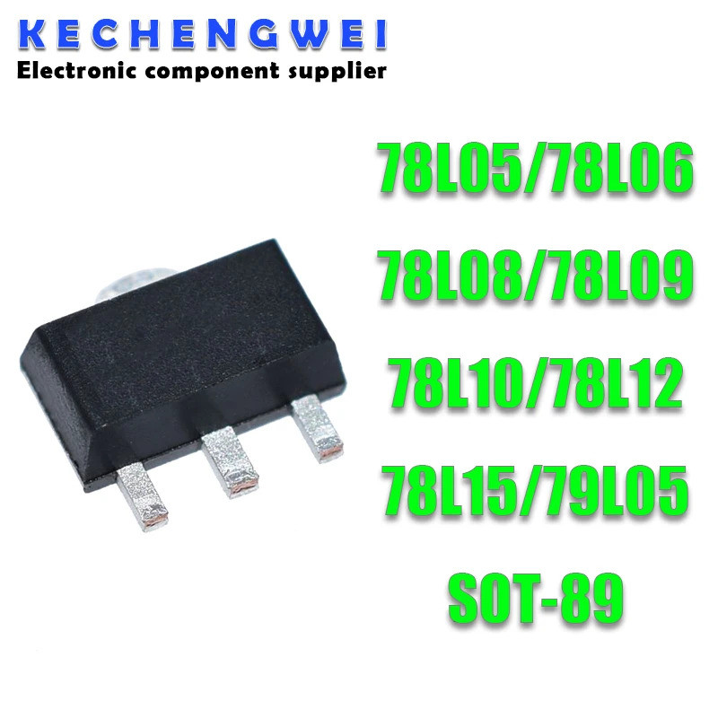 5PCS 78L05 78L06 78L08 78L09 78L10 78L12 78L15 79L05 SOT89 ชิป ic