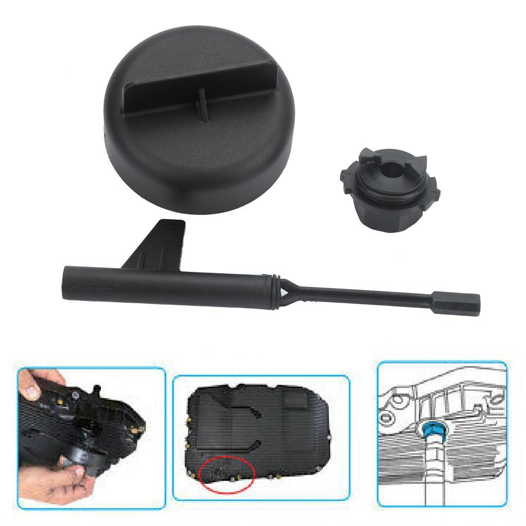 carstudio-TH ชุดท่อระบายน้ำมันของเหลว Exchange Adapter Fit สำหรับ Mercedes Benz 9G Tronic Transmissi