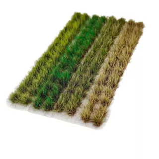 AURO 120PCS หญ้า Tufts, หลากสี 8 มม.ความสูง Miniature ดอกไม้หญ้ารุ่น, Mini การสร้างแบบจําลองวัสดุ Miniature พืช Self-Adhesive ดอกไม้ประดิษฐ์คลัสเตอร์ของเล่น