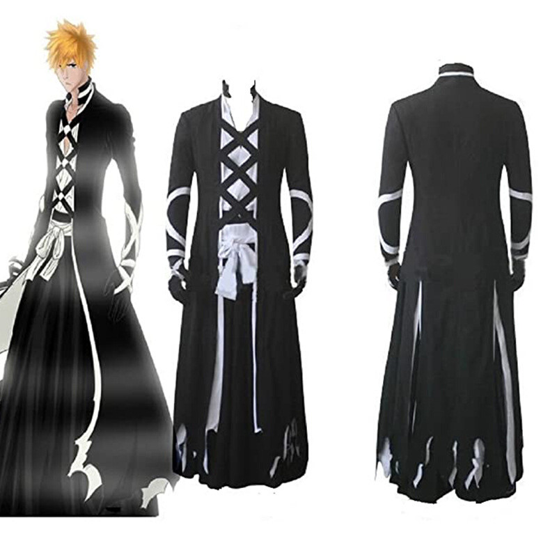 เครื่องแต่งกาย.cosplay Ichigo Shinbankai จากเรื่อง Bleach สำหรับHALOWEEN