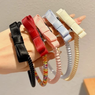 ที่คาดผมสายโทรศัพท์ ลายน่ารักมีให้เลือกหลากแบบ มาใหม่พร้อมส่ง จากไทย