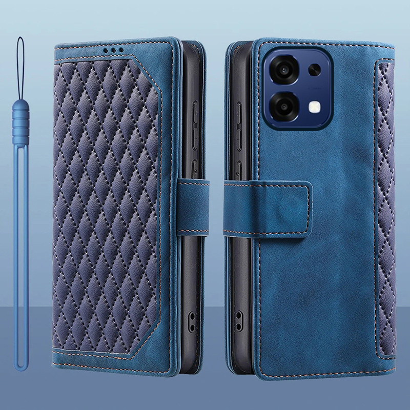 สําหรับ OPPO A6 Pro 5G หนังผู้ถือบัตรหนังสือกระเป๋าสตางค์เต็มรูปแบบสําหรับ OPPO A6 Pro 4G ฝาครอบโทรศัพท์