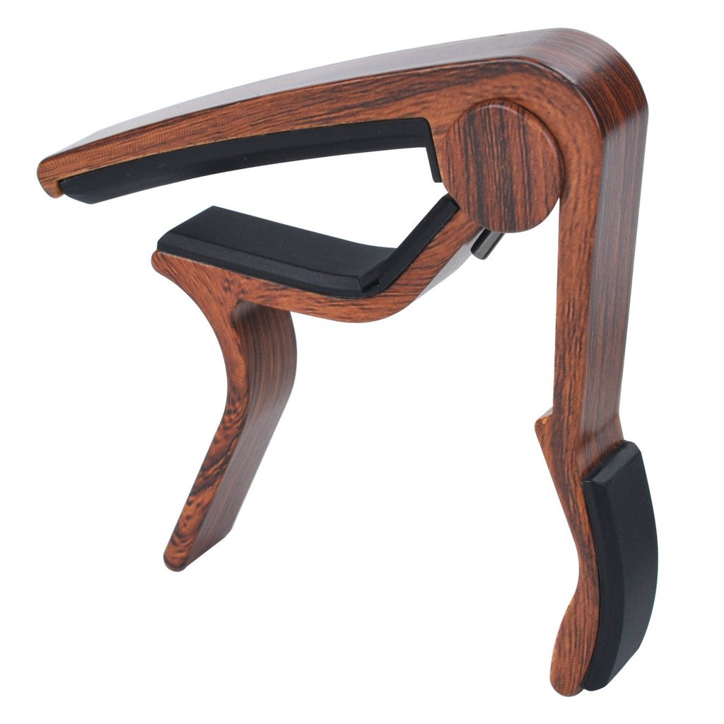 กีต้าร์โปร่ง Capo กีต้าร์โปร่ง Metal Capo Wood Grain Capo20251024