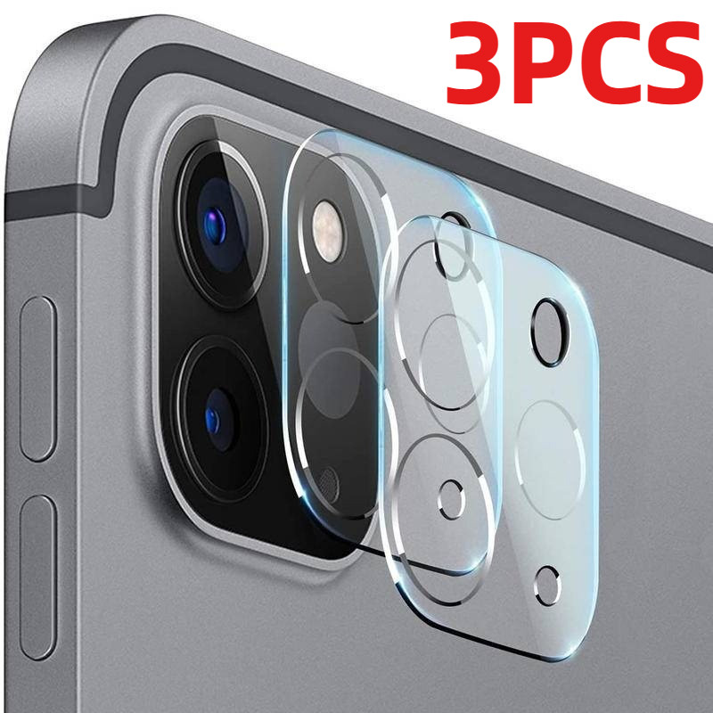 1-3PcsสําหรับiPad Pro 12.9 11 2024 2025 2022 2020 2021 คุณภาพสูงFull Cover HDเลนส์กล้องฟิล์มกระจกนิรภัยสําหรับiPad Pro12.9 Pro11 โทรศัพท์ปกหลังเลนส์กันชนPro