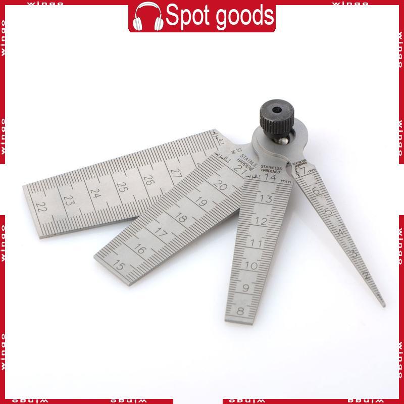 WIN Taper Gauge 0 มม.-29 มม.รูวัด Taper Gauge ไม้บรรทัดความลึกตรวจสอบเครื่องมือ