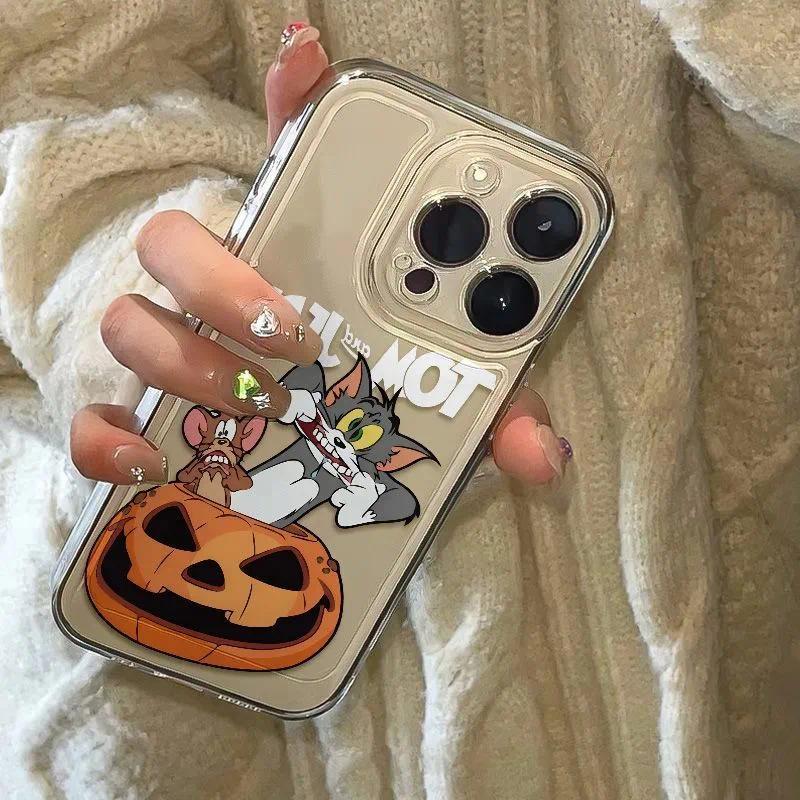 น่ารักฮาโลวีน Tom Jerry เคสโทรศัพท์สําหรับ Vivo V15 V11 V11i V9 V7 Plus V7 + V5 V5S X23 X21 UD X21i 