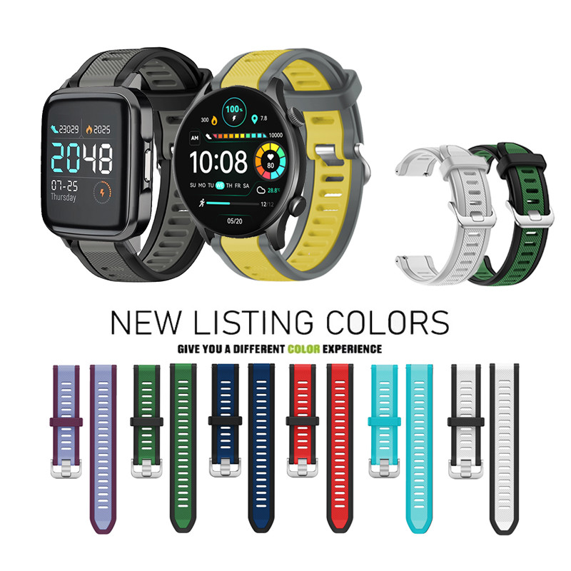 20/22 มม.Quick Release กีฬาซิลิโคนสําหรับ Haylou Solar LS05/ Haylou LS02 RS4 Plus Haylou RT LS05S RS