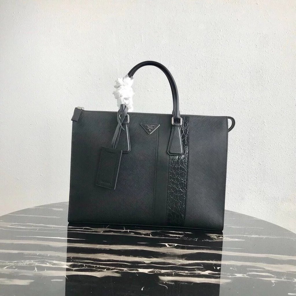 PRADA PRADA Version กระเป๋าเอกสารผู้ชายใหม่