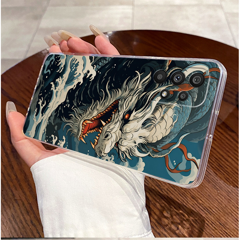 SAMSUNG เคสโทรศัพท์สําหรับSamsung Galaxy A52 4G 5G/A52s 5Gซิลิโคนอ่อนนุ่มTPU Anti-Fallฝาครอบสไตล์น่ารักรูปแบบPandaกันกระแทกปลอกใส - รูปที่ 3