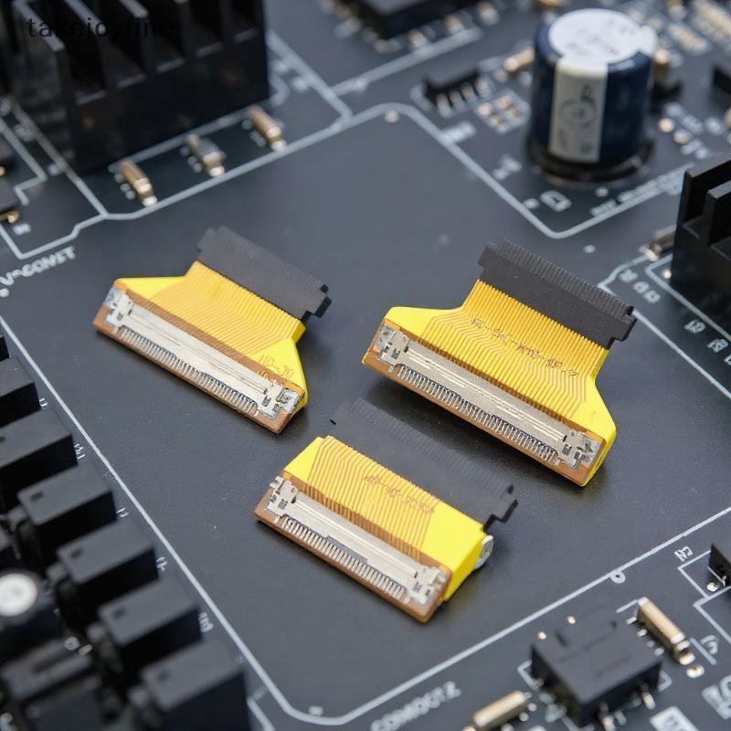 TFTH 1 ชิ้นแล็ปท็อปอะไหล่ 51PLVDS หน้าจอ LED EDP 30Pin ถึง 40Pin/40Pin ถึง 30Pin สายแปลง 2 เลนสายไฟอ