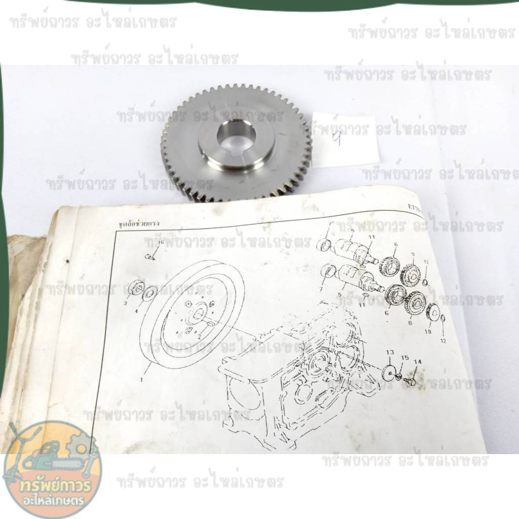 D15 เฟืองสมดุลย์(2) ET95,ET110,ET115,RT ALL GEAR 2 BALANCER (1T501-264510) อะไหล่รถไถนาเดินตาม ยี่ห้