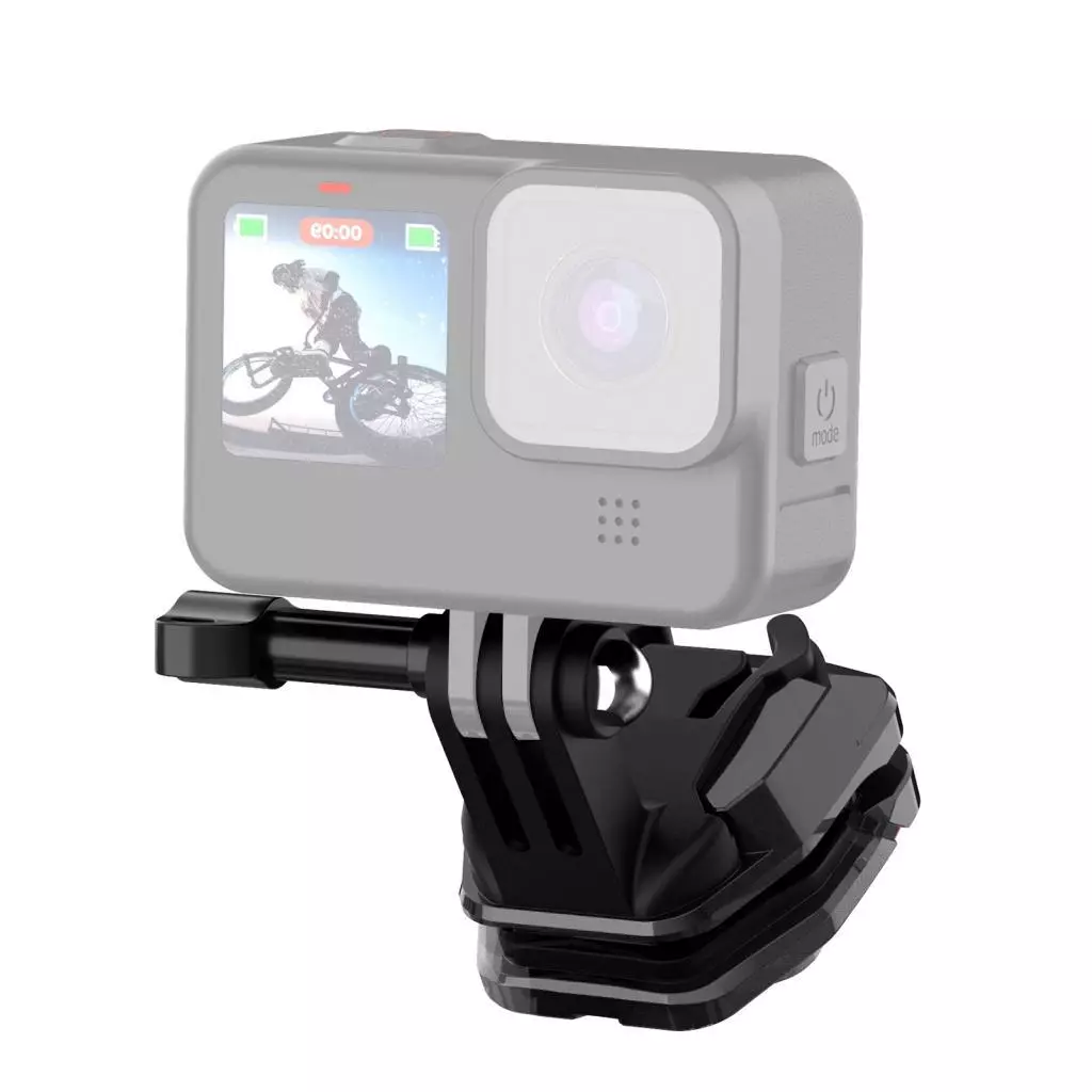 PULUZ PU942B ขาจับกล้องติดกระจกรถจักรยานยนต์สำหรับ GoPro Hero 12/11/10 DJI OSMO Action 4 Insta360 X4/ X3/ Ace Pro