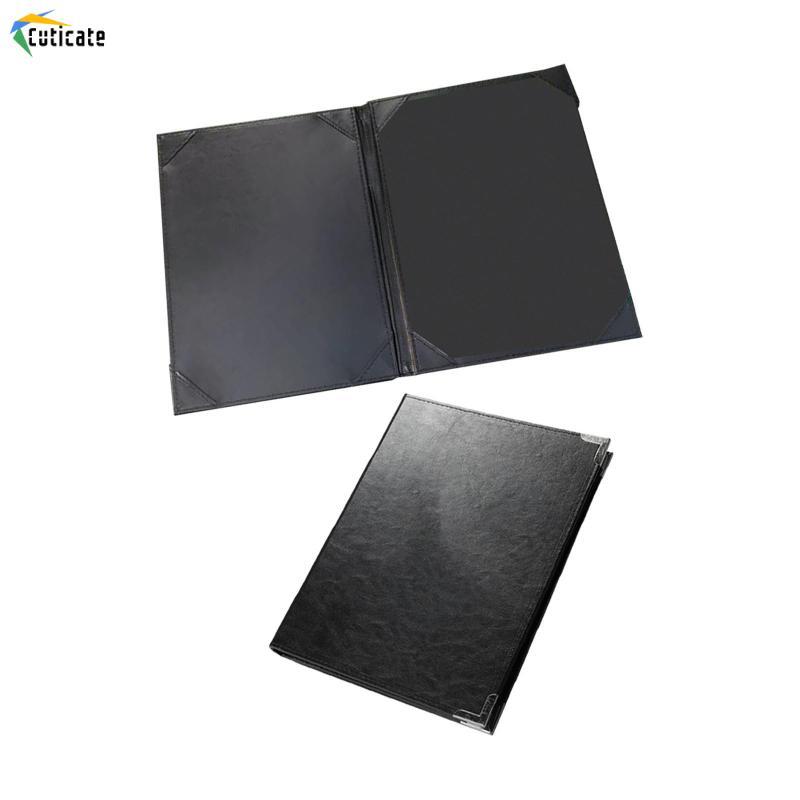 [Szlinyou1] ร้านอาหารเมนูปก Cheque ผู้ถือหนังสือ PU หนัง Cafe Bar Diner ปฏิบัติร้านอาหาร Guest Check