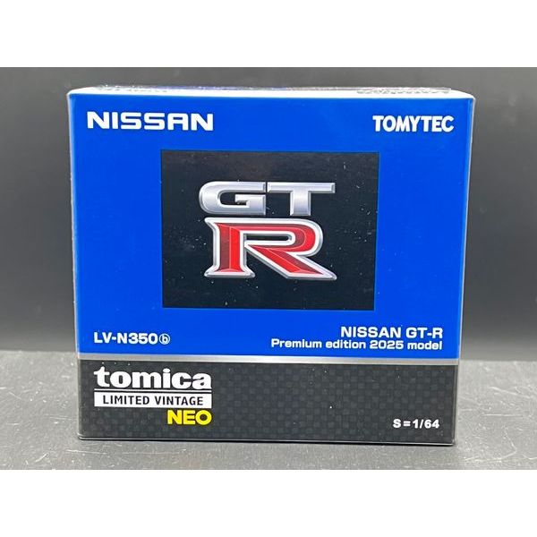 Tomica Limited Vintage NEO LV-N350b NISSAN GT-R Premium edition 2025 model (blue