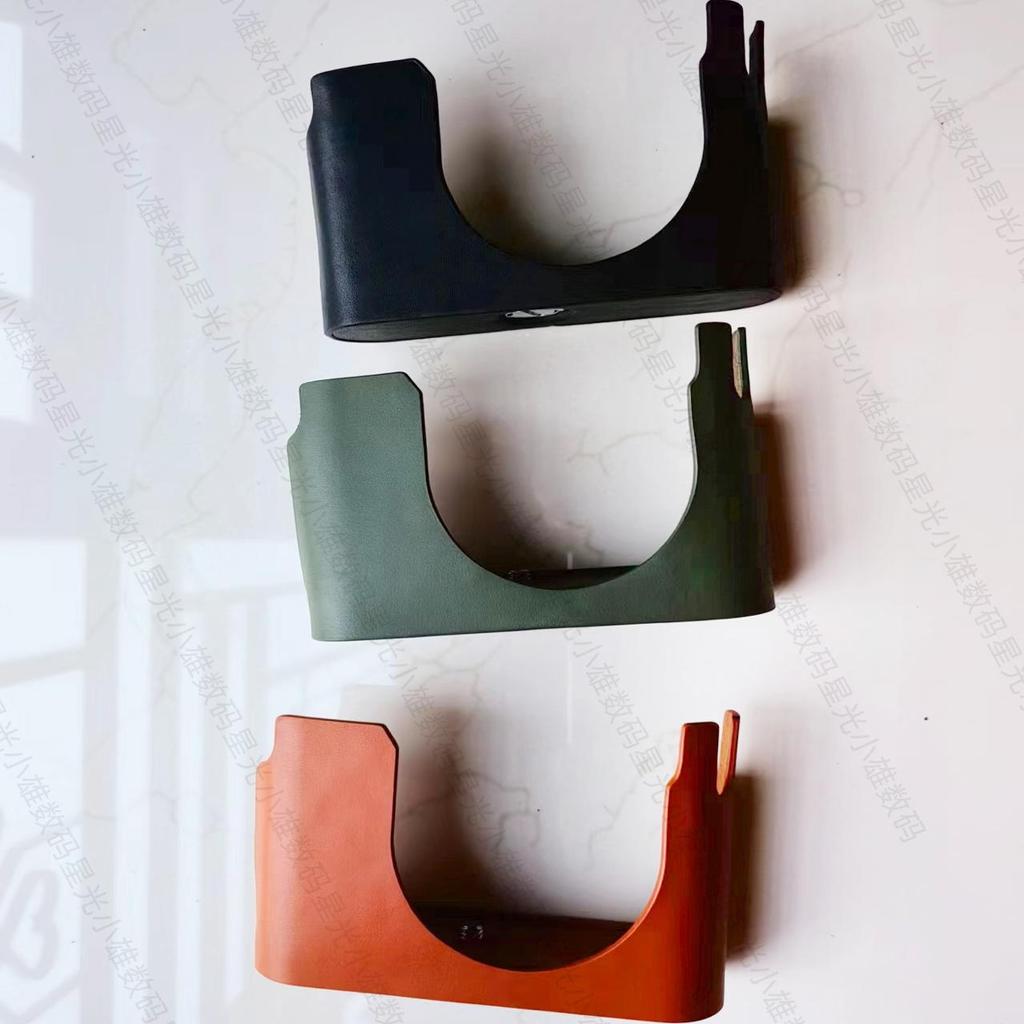 เหมาะสําหรับ Leica Leica D-LUX8 กระเป๋ากล้องซองหนัง Leica D-lux8 ป้องกันกรณีฐานกล้องครึ่งกรณี