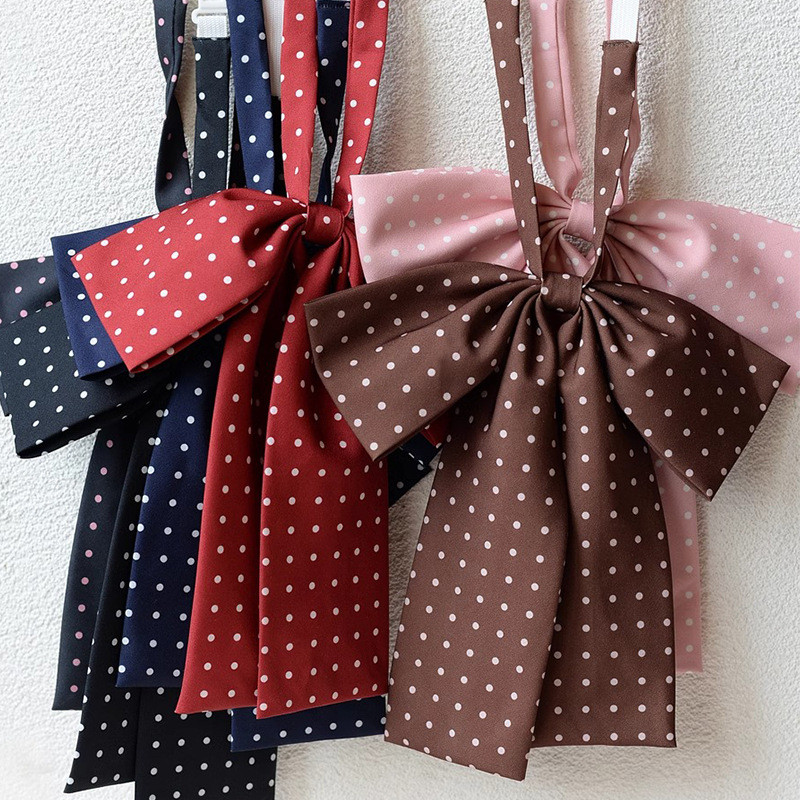 Jk Polka Dot Boxer Bow Tie Campus Bow Tie Bow Tie Boxer Bow Tie สุภาพสตรีญี่ปุ่น JK Bow Tie * yj 10