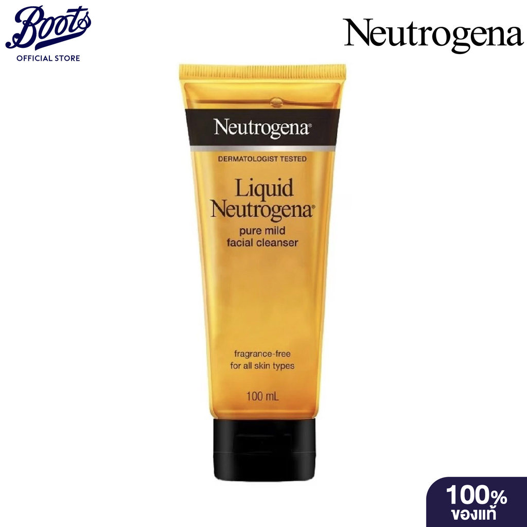 Neutrogena Liquid Puremile Cleanser Fragance Free 100g นูโทรจีนา ลิควิด เพียวมายล์ คลีนเซอร์ ฟราแกรนซ์ ฟรี 100 กรัม