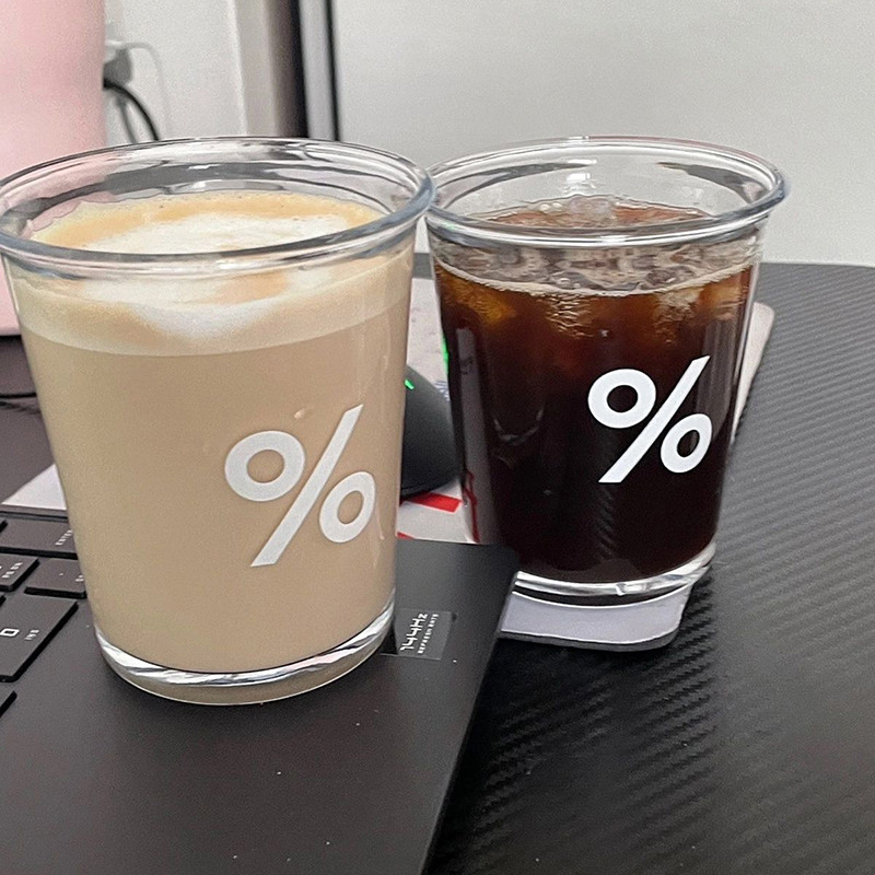 % ♥ bottle แก้วมัทฉะ แก้วน้ำ แก้วกาแฟ แก้วหนา สไตล์มินิมอล ขนาด 350ml ถ้วยแก้ว หลอดแก้วฟรี