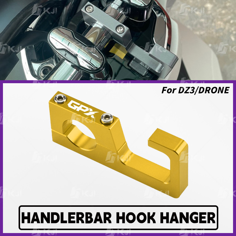 สําหรับ GPX DRONE 150/4VALVES/DZ3 รถจักรยานยนต์ Handlebar กระเป๋า Hook Holder หมวกกันน็อคแขวนอุปกรณ์เสริมชิ้นส่วน