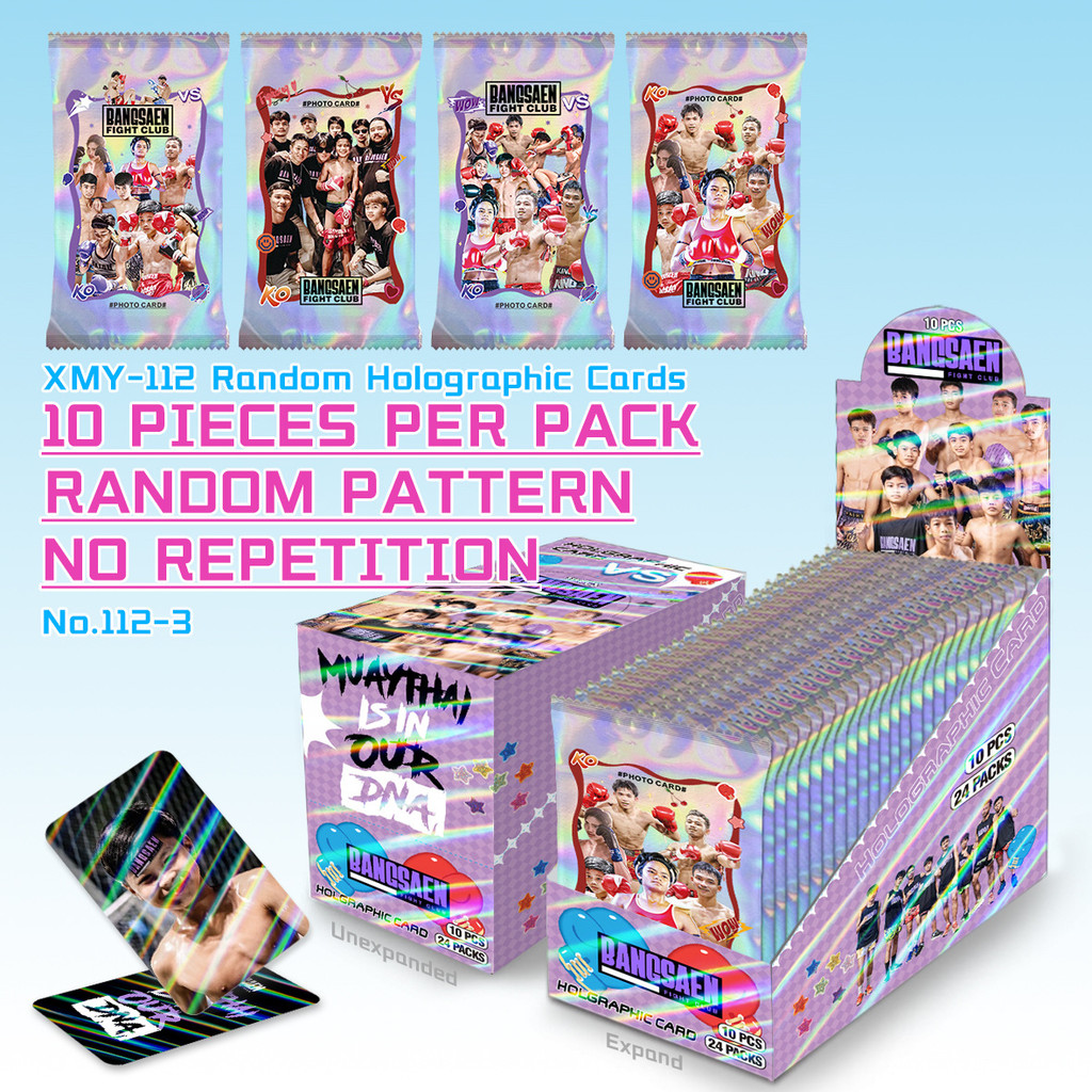 ไทย 10 ชิ้น/กล่อง Bangsaen FightClub การ์ดภาพถ่ายเลเซอร์ LOMO การ์ดโฮโลแกรม Kpop อัลบั้ม