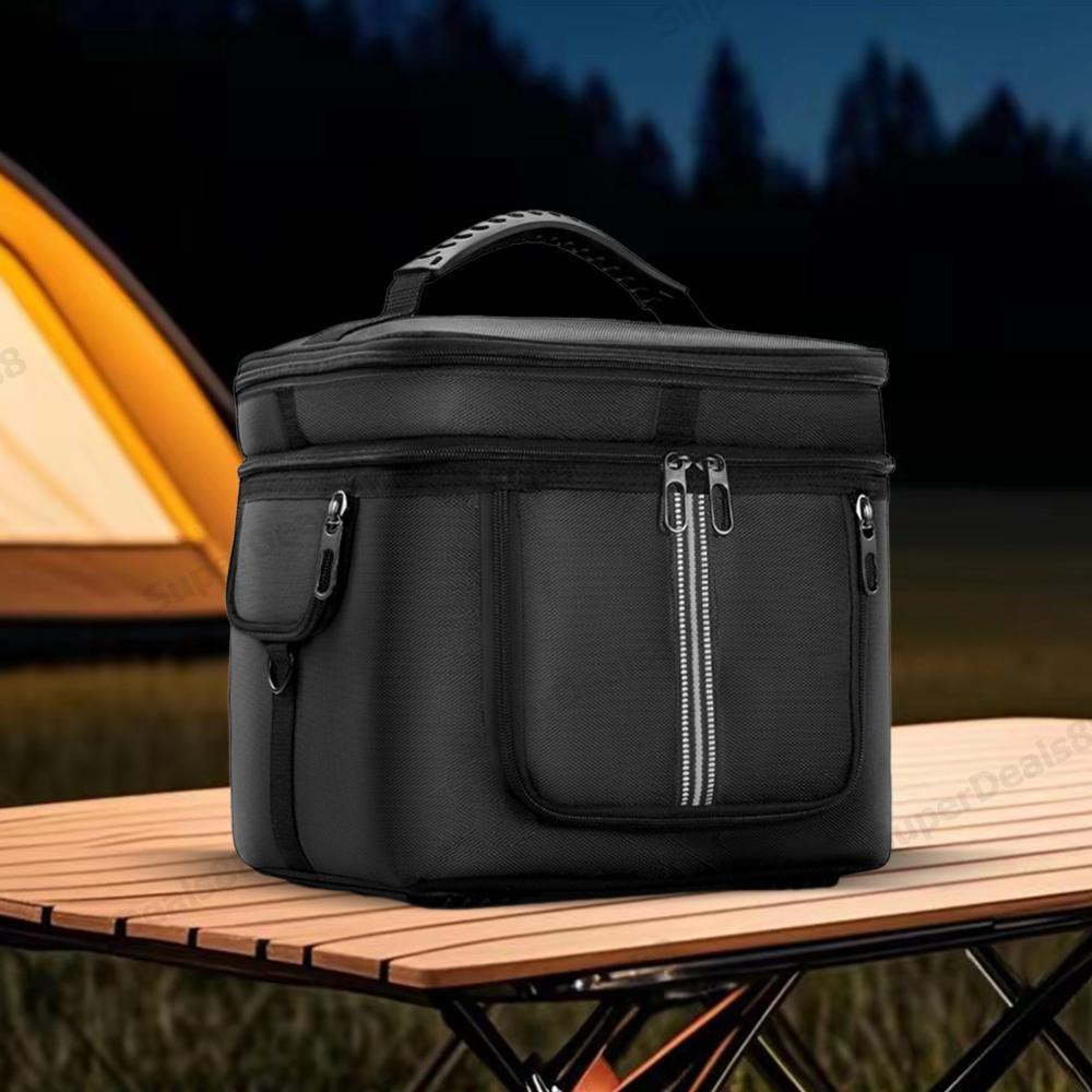 กรณีกระเป๋ากันน้ํากระเป๋าเดินทางกระเป๋าหลายช่องพร้อมสายคล้องไหล่และจับสําหรับ Ecoflow River 2 Pro สํ