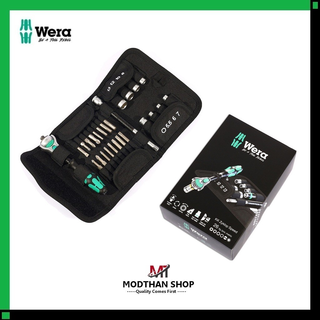 WERA ชุดประแจ Zyklop Speed 26 ชิ้น รหัส 0501045001 (เวร่า) -ของแท้