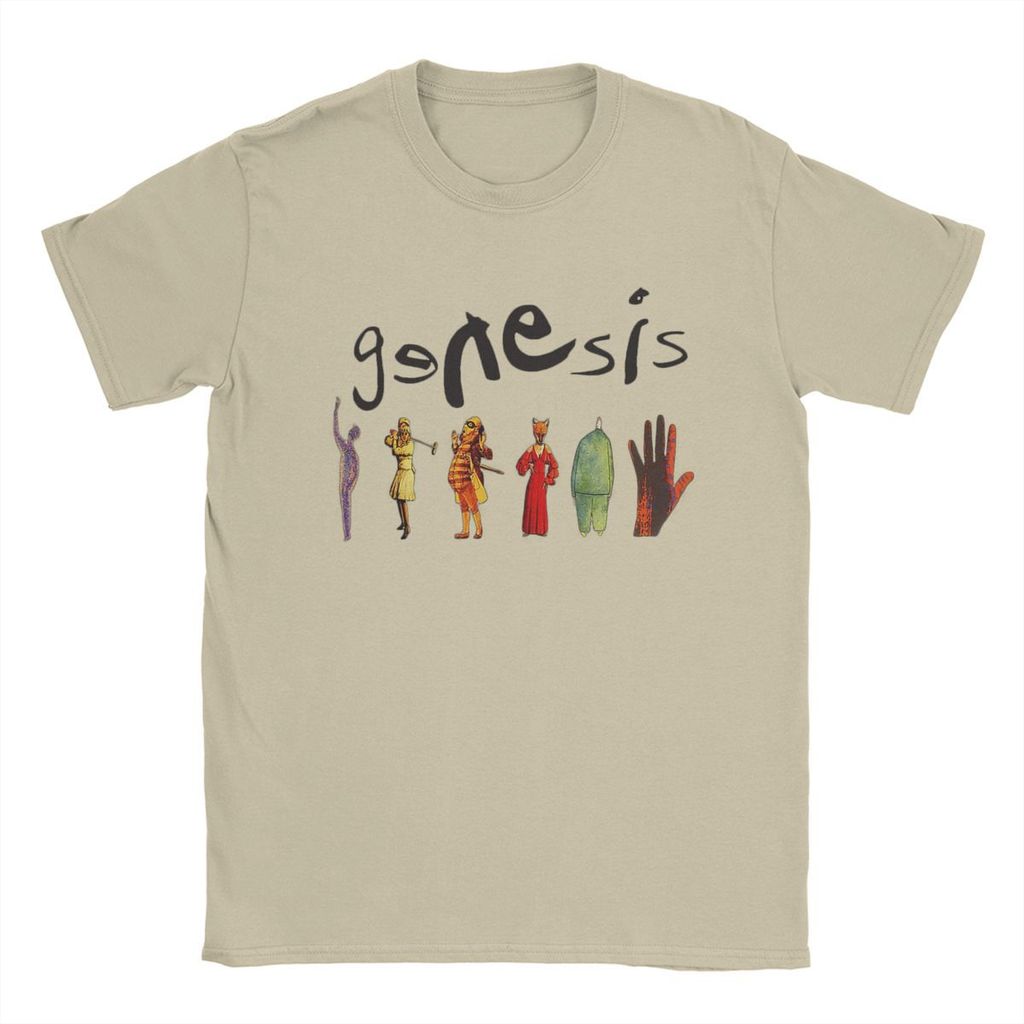 Ready Stock Genesis Band T Shirt for Men Cotton Creative T-Shirts Crewne S-3XL