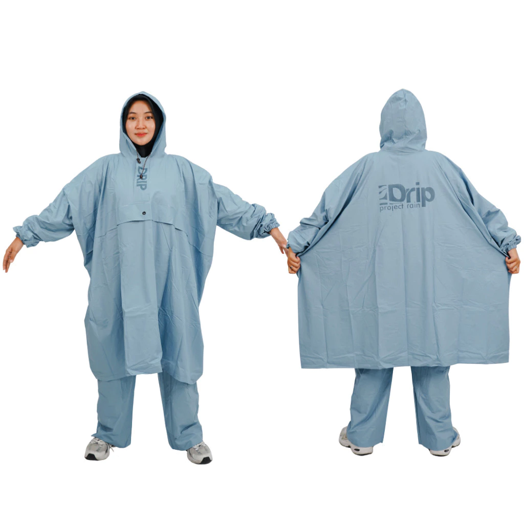 Aesthetic Raincoat Poncho Pants เสื้อกันฝนกางเกง thumbnail 7