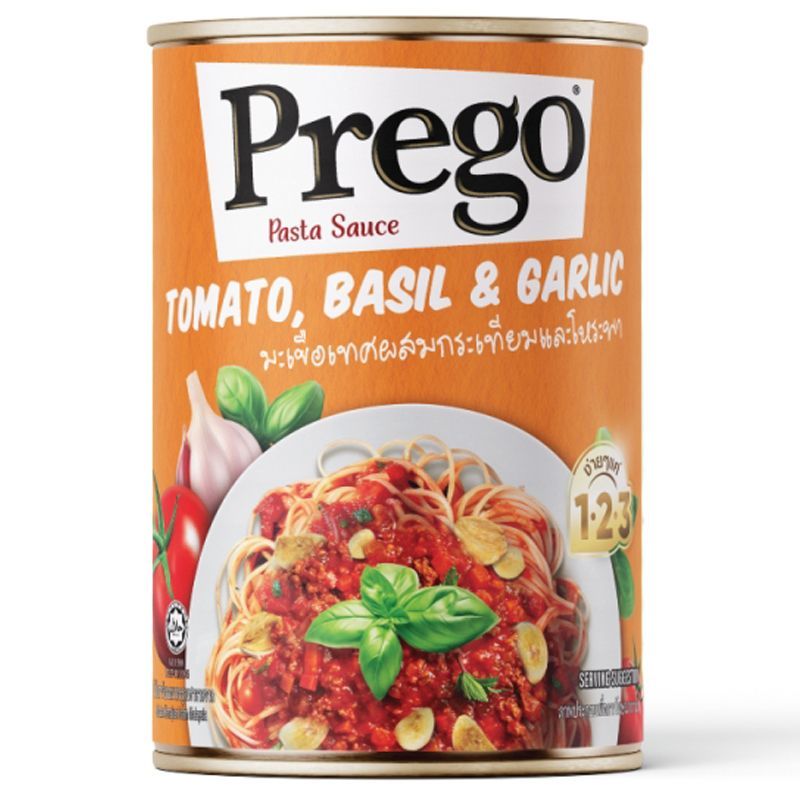พรีโก้ซอสสปาเก็ตตี้ 300กรัม Prego Spaghetti Sauce 300g. [หมายเลขบาร์โค้ด 9556191070144 ]
