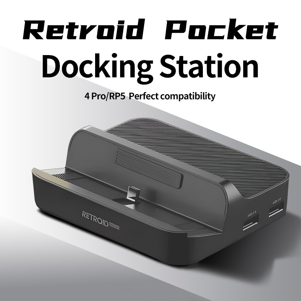Retroid Pocket 5 เกมมืออาชีพของแท้RP4 RP5 RP4PRO七合一游机DOCK ขยายเกม