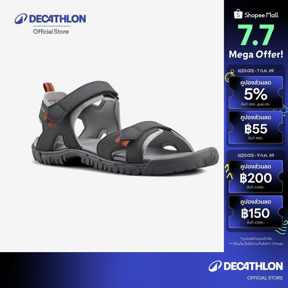 Decathlon Walking Sandals Men'S รองเท้ารัดส้นสำหรับผู้ชายใส่เดินรุ่น Nh100 - Grey