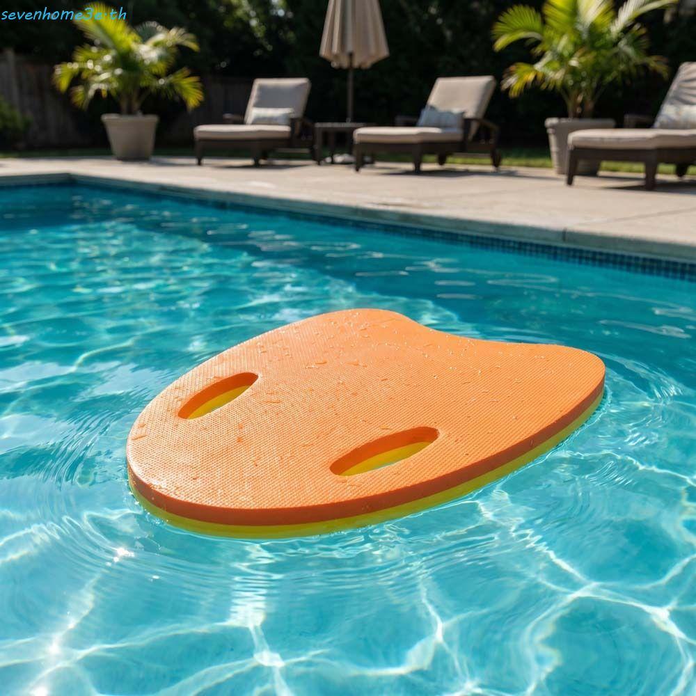 SEVENHOME3E Kids Swimming Kickboard, Floating Plate Easy Learning กระดานว่ายน้ํา EVA, อุปกรณ์กีฬาทาง