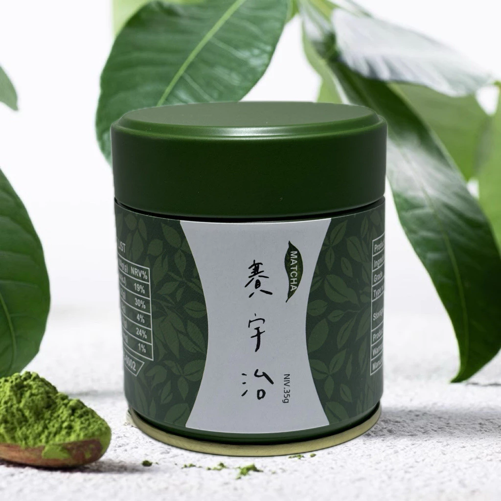 🔥มัทฉะชาเขียวเกรดพิธี ชงเพียวได้ 35 g. กระปุก 50 g.ซอง [72]