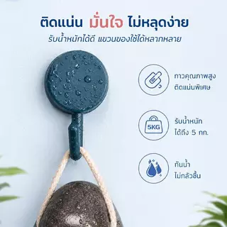 ไอเทมจัดระเบียบบ้านที่ต้องมี! ตะขอแขวนมินิมอล 7 สีพาสเทล แขวนง่าย จัดระเบียบของใช้ให้บ้านน่าอยู่ 🏡🌟