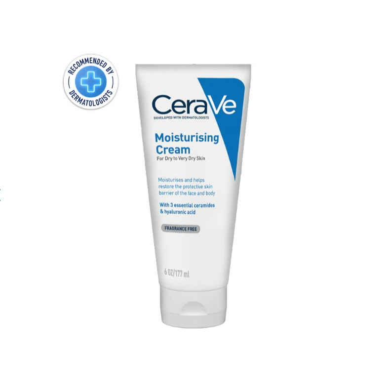 (EX 02/28) Cerave Moisturising Cream 177ml (170g) ครีมให้ความชุ่มชื้นสําหรับผิวแห้งมาก ผิวแพ้ง่าย