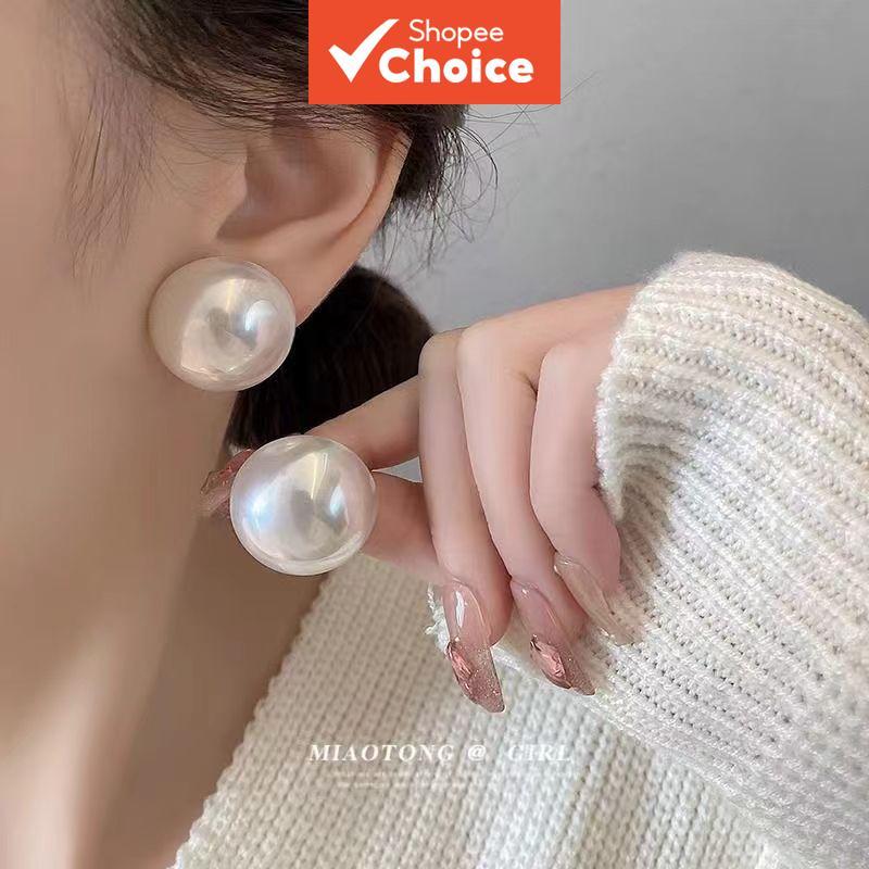 แฟชั่นเพิร์ลสตั๊ดต่างหูผู้หญิงเรียบคุณภาพสูงFaux Pearl Elegantที่ละเอียดอ่อนทุกวันสวมใส่เครื่องประดับของขวัญ