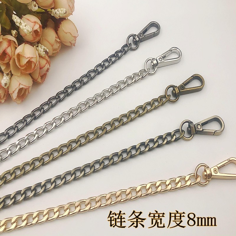 Chain DIY Handmade กระเป๋าเดินทางกระเป๋าหนังกระเป๋าถืออุปกรณ์เสริมฮาร์ดแวร์ 2.0 NK โซ่กว้าง 7.5 มม.