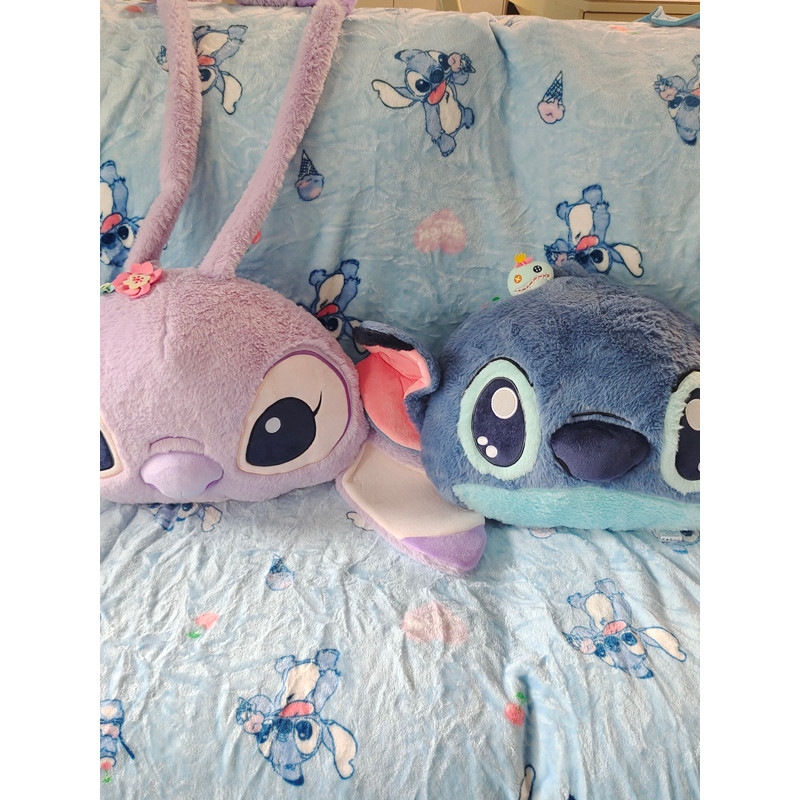 Stitch Pillow Quilt Dual-use Office Nap Pillow หอพักนักเรียน Nap Handy Tool Pillow Quilt Dual-use