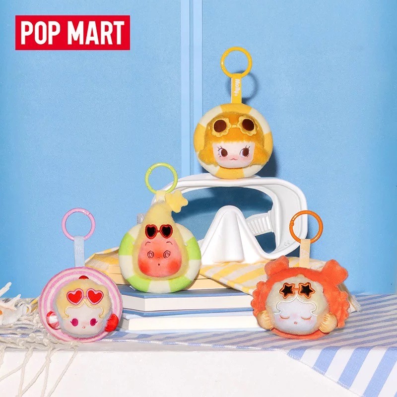 POPMART POPMART Cute Particles Island Vacation Mini Plush Pendant Mystery Box ของขวัญเซอร์ไพรส์ One