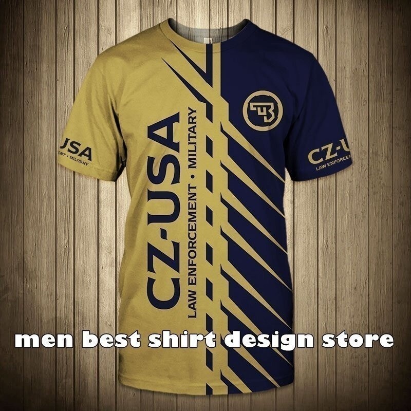 เสื้อยืดพิมพ์ลาย cz-usa แฟชั่น 3d อื่นๆ