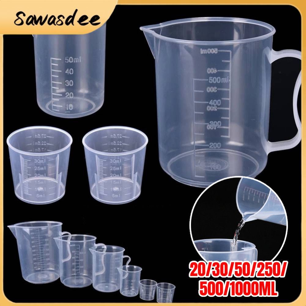 【จัดส่งรวดเร็ว】 [สินค้าพร้อมส่งในประเทศ] เหยือกตวงพลาสติก 1000 มล. ถ้วยตวงพร้อมขีดบอกปริมาตร อุปกรณ์ครัวและห้องปฏิบัติการ