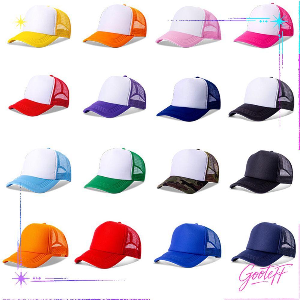 ICARAMELO Trucker Hat Mens Womens Flat Visor Mesh Snapback