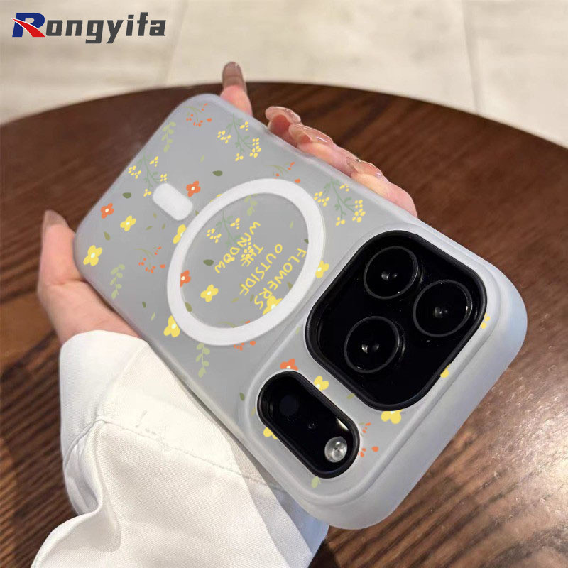 SAMSUNG ดอกไม้หรูหราเคสโทรศัพท์แม่เหล็กสําหรับSamsung Galaxy M55 C55 F55 A21S A20 A20S A11 A10 A10S 