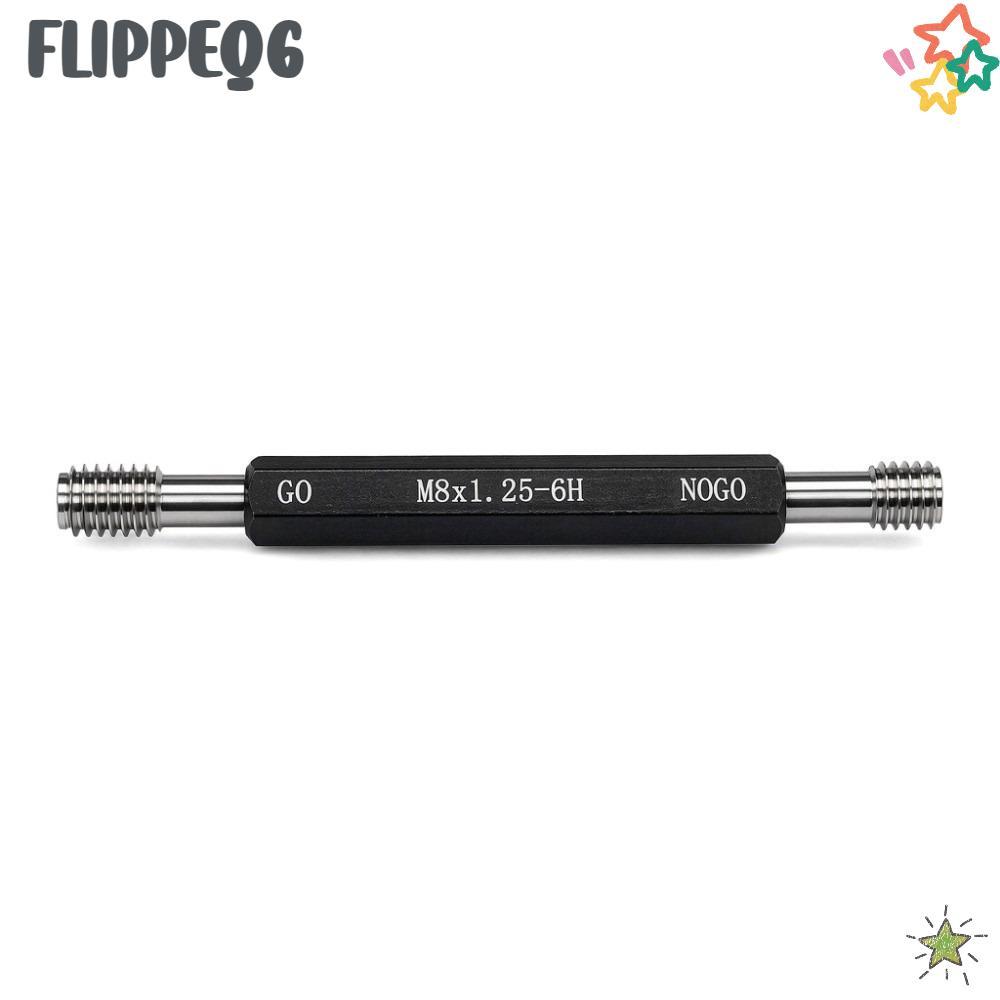 FLIPPEQ6 Thread Gage, ปลายคู่ 90 มม.ความยาวปลั๊กเกลียว, Precision 6H Tolerance Hex Handle Double End