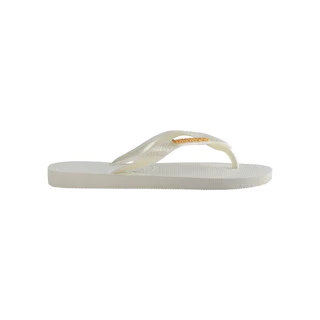 HAVAIANAS รองเท้าแตะ Top Logo Metallic WHITE 41272440001NF_C5WTXX