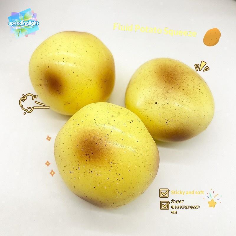 SPGH Potato Pudding Stress Ball, Slow Rise Fidget Toy สําหรับความวิตกกังวลร้อน