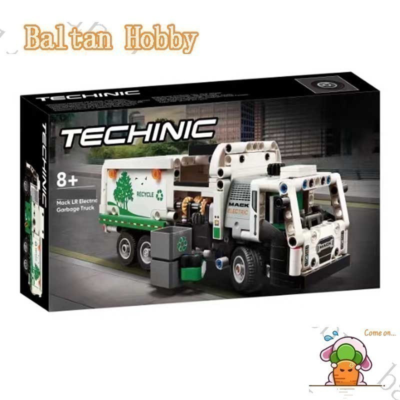 Gomora Hobby GH1X Technic Mack-LR-Electric-Garbage-รถบรรทุก 42167 2167 ET8 Building blocks ของเล่น