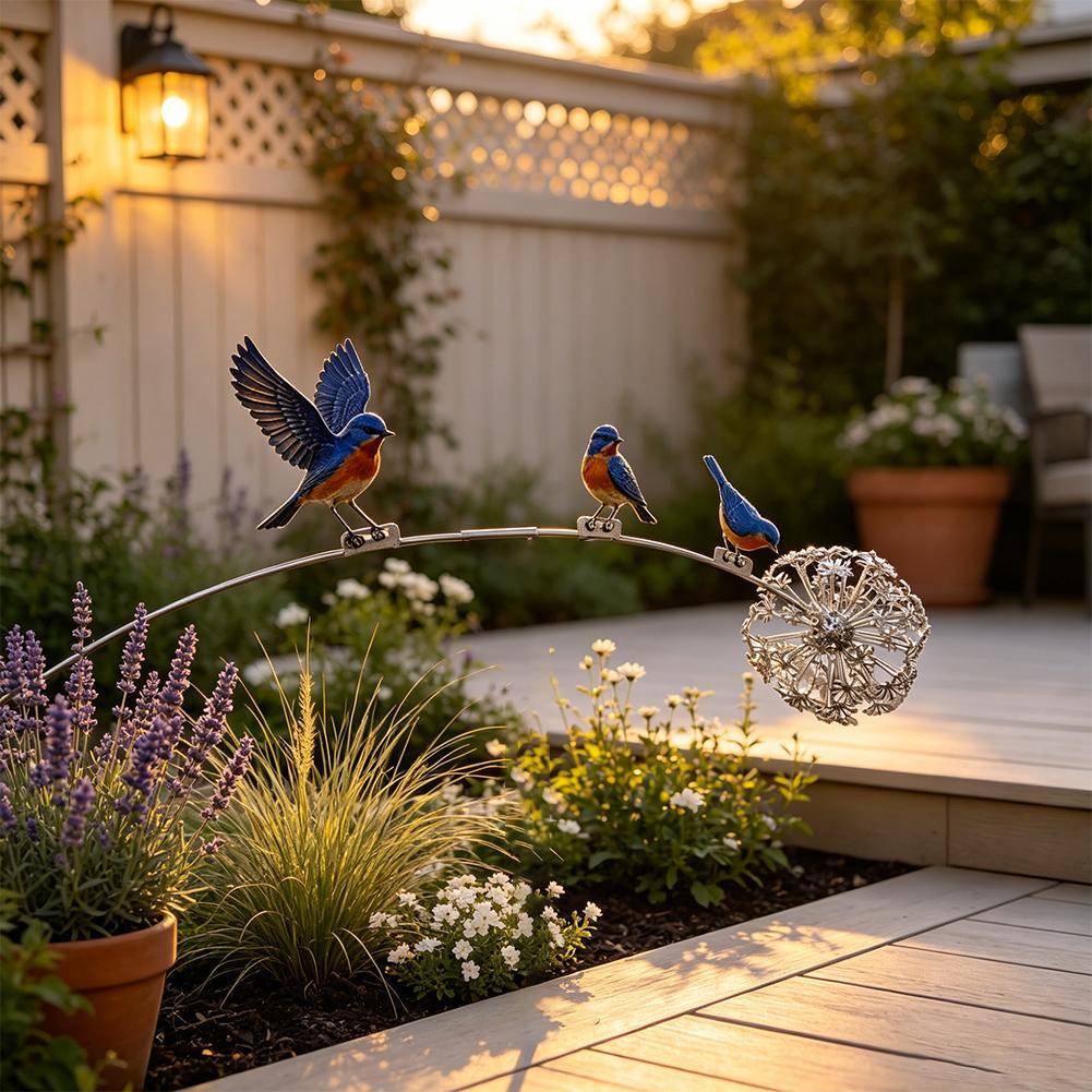 Robin Memorial Garden Stake เครื่องประดับสนามหญ้าตกแต่งสําหรับ Garden Yard N4R3
