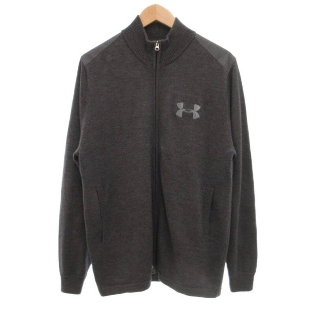 Under Armour Jacket Knit gray Direct from Japan Secondhand